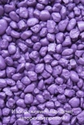  Фиолетовый крашеный щебень